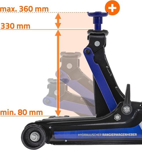 Hydraulic Trolley Jack up to 2.5T