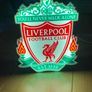 Liverpool Crest LED Light Box Football Fan Lamp Image 3