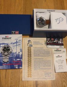 Rare Tissot Atollo FIM 1904 2004 Centenary Chronograph Full Set Box Papers Receipt  Certificate