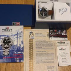 Rare Tissot Atollo FIM 1904 2004 Centenary Chronograph Full Set Box Papers Receipt  Certificate