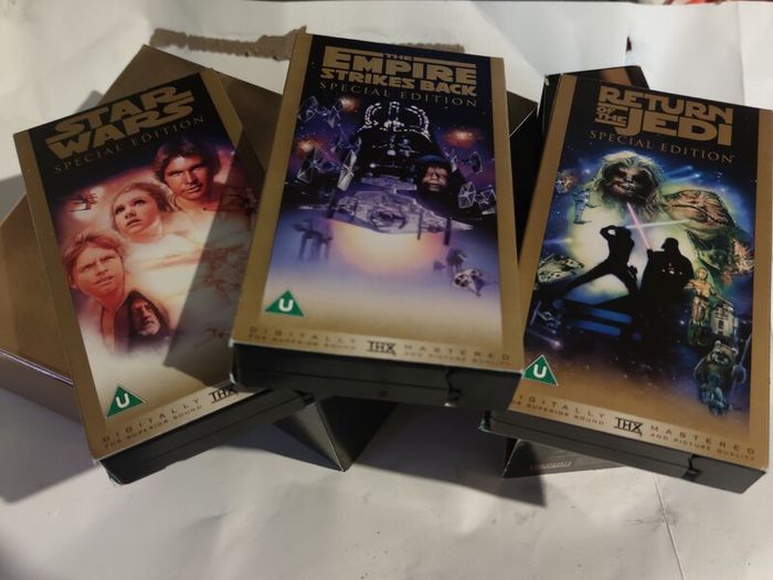 Star Wars Trilogy VHS Video Boxset 1997