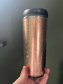 Rose Gold Thermal Coffee Cup