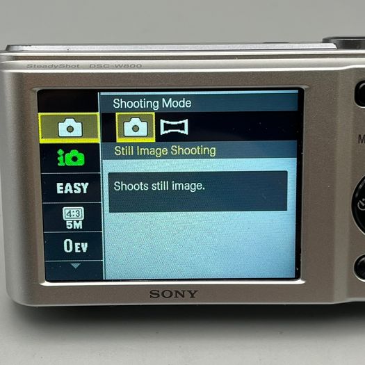 Sony DSC-W800 20.1MP Digital Camera Silver - Full Kit