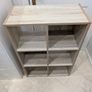 6-cube storage unit - light oak effect Image 3