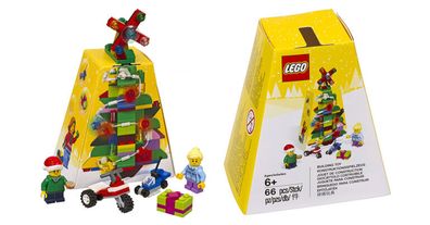 LEGO 66-Piece Seasonal Christmas Tree Ornament Set