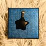 Black Star Pendant Glossy Statement Charm Image 8