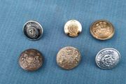 Vintage Militaria tunic buttons