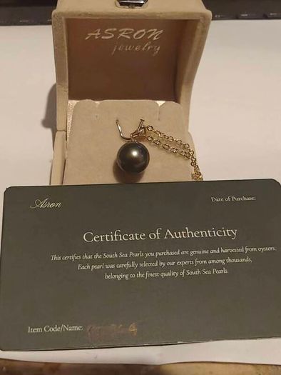 Black South Sea Pearl Pendant