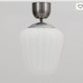 Design-led frosted glass ceiling light Image 4