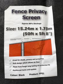 Privacy Fence Screens 1.7m x 15.2m