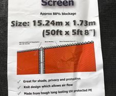 Privacy Fence Screens 1.7m x 15.2m