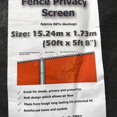 Privacy Fence Screens 1.7m x 15.2m