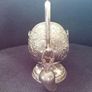 Vintage Silver Plated Sugar Scuttle with Scoop Image 3