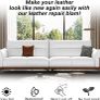 Leather Recoloring Balm, Leather Repair Kit for Furniture Vinyl Sofa, Purse, Shoes, Car Seats, Steering, Leather Couch Paint Leather Color Restorer on Faded & Scratch Quick Dry (75ML WHITE) Image 7