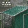 Garden Shed 6.5ft x 3.5ft Large Metal Shed for Outdoor Storage with Double Sliding Doors and 4 Vents Image 5