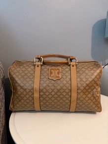 Vintage Celine macadam Boston bag