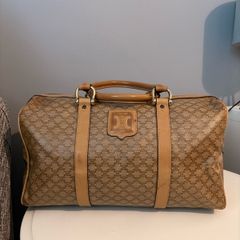 Vintage Celine macadam Boston bag