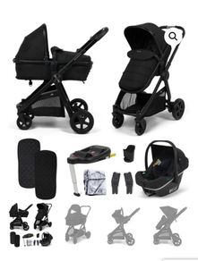 Babylo Panorama XTi 2-in-1 Travel System Black