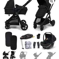 Babylo Panorama XTi 2-in-1 Travel System Black