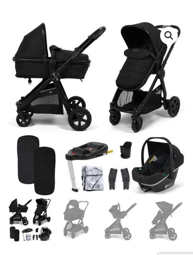 Babylo Panorama XTi 2-in-1 Travel System Black