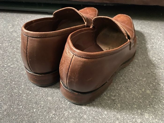 Loake 1880 Leven Loafer Brown Made in England size UK6 1/2 Leather