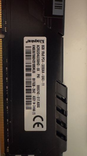 Kingston FURY Beast (2x8GB) 3200 MHz DDR4
