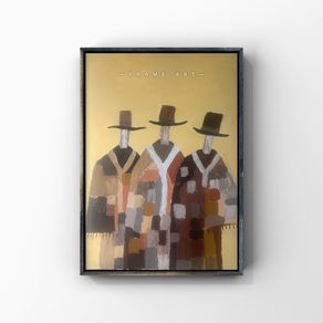 oil painting on canvas
