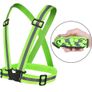Running Reflective Vest, Adjustable High Visibility Reflective Safety Vest, Elastic Reflective Gear Image 3