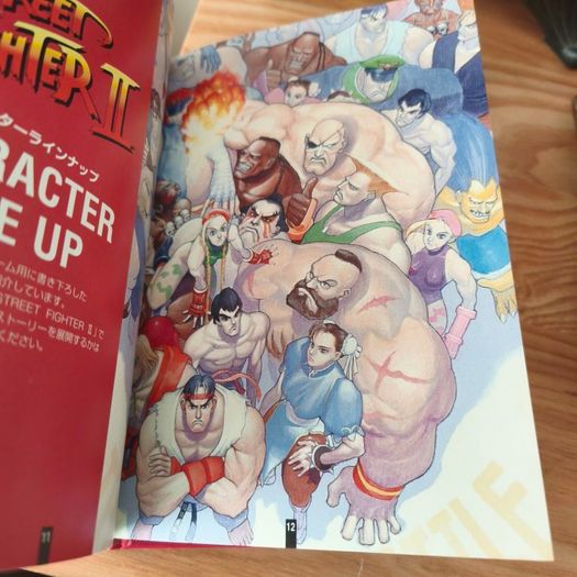 Street Fighter II Official Book Japan.