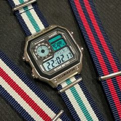 Casio Royale AE-1200 blue nylon mod