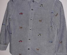 NEXT Boys Grey Cars Shirt Age 4 to 5 years