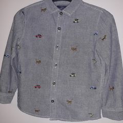 NEXT Boys Grey Cars Shirt Age 4 to 5 years
