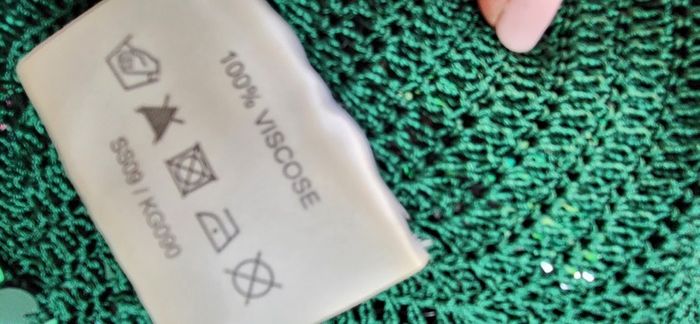 KAREN MILLEN green sequinned knit bolero Sz 4 (Fit 10-16UK) - Rrp 160 (New)