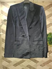 Navy Velvet River Island, Brand New Jacket size 38R"