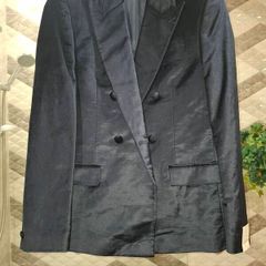 Navy Velvet River Island, Brand New Jacket size 38R"