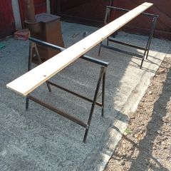 Foldable Trestles for Saw Horse or Stall Table