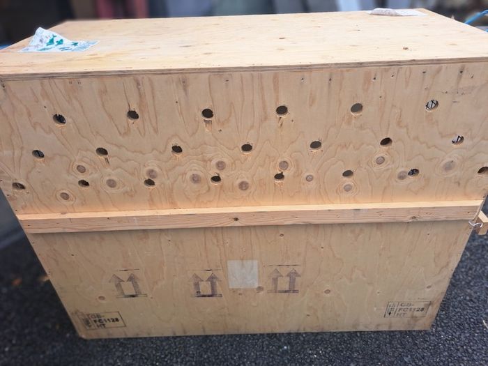 Dog wooden crate / carrier