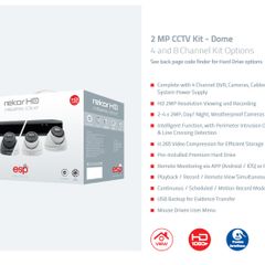 Rekor Hd 2 Megapixel Cctv Kit