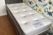 New Stylish single ,Double 4ft, 4ft6, King 5ft And 6ft Superking Sizes Divan Beds Instock. Drawers And Optional Tufted Mattresses Available. Free Delivery