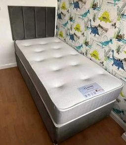 New Stylish single ,Double 4ft, 4ft6, King 5ft And 6ft Superking Sizes Divan Beds Instock. Drawers And Optional Tufted Mattresses Available. Free Delivery