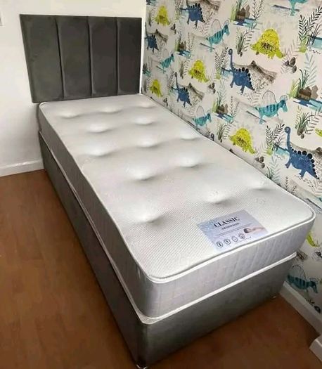 New Stylish single ,Double 4ft, 4ft6, King 5ft And 6ft Superking Sizes Divan Beds Instock. Drawers And Optional Tufted Mattresses Available. Free Delivery