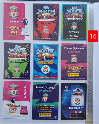 Liverpool Football Cards (116 Players)