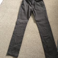 Boy dark grey chinos