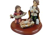 Ornament Gloria Baby Angel Lambs Vintage Antique