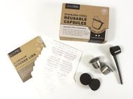 main image for ad Sealpod Stainless Steel Reusable Capsule Classic Edition 2 Pack - Nespresso Compatible
