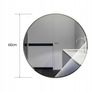 LED Bathroom Mirror Demister Antifog 60cm Image 3