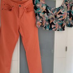 CASTER JEANS coral high waisted ladies jeans Sz 31 (Fit 8-10UK)