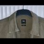 Zara Men's Olive Denim Jacket Image 2