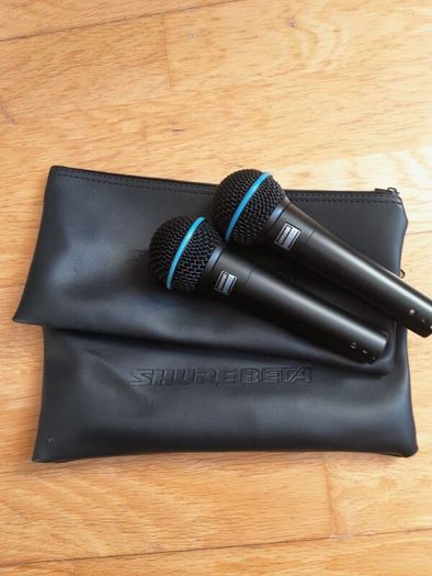 Black Shure Beta 58A