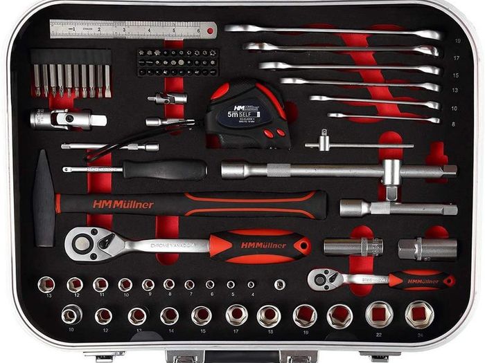 HMMullner Tool Box 147 Pieces - Free Delivery Nationwide